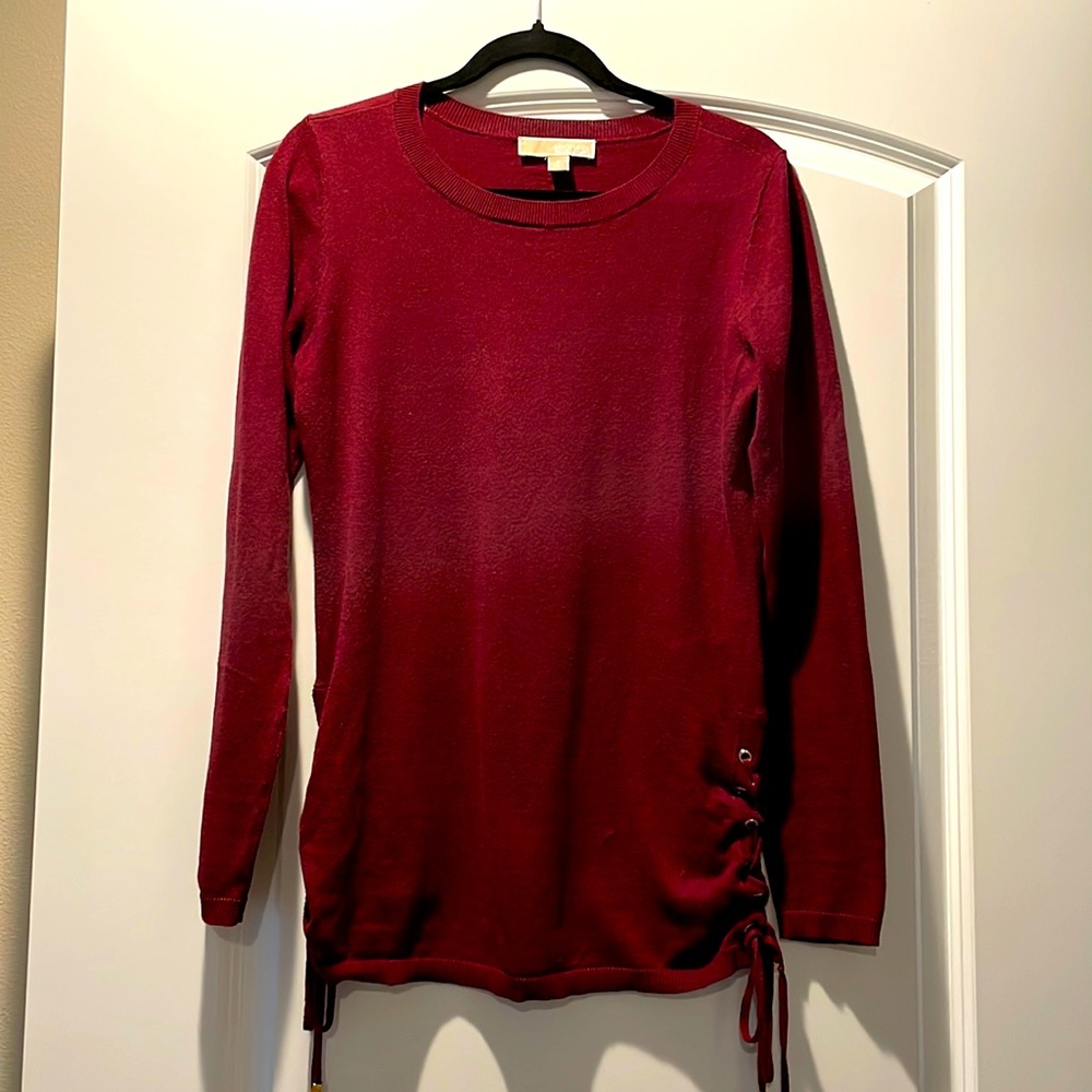 Michael Kors Burgundy Sweater.